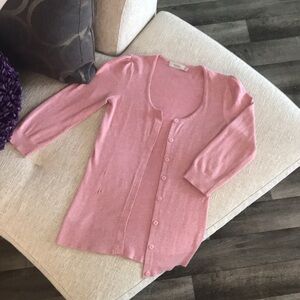 Ricki’s XS Pastel Pink Knit Sweater Cardigan